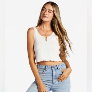 white billabong tank